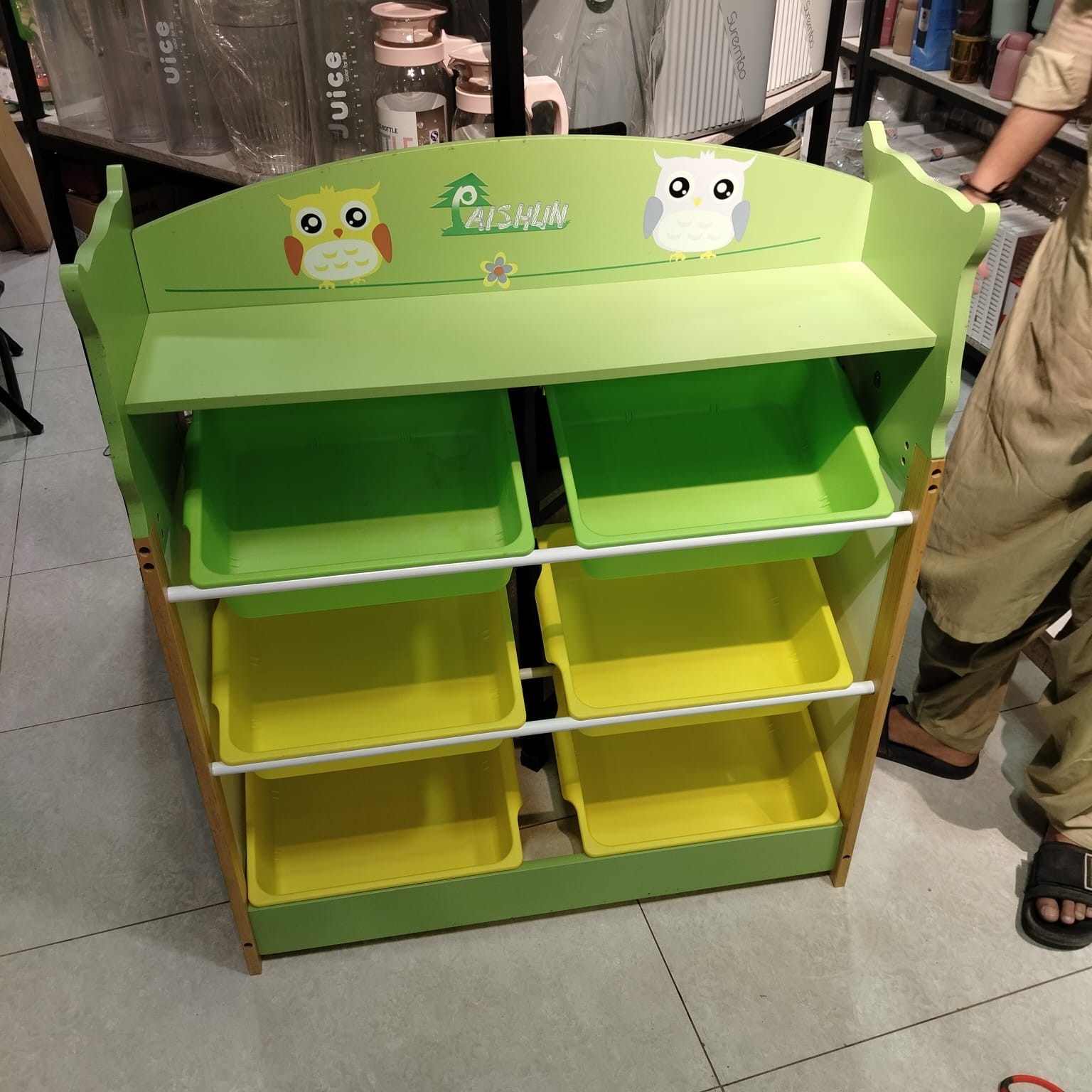 heavy-duty-wooden-children-play-rack-with-6-plastic-bins