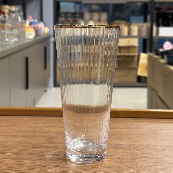 High Quality Handmade Transparent Crystal Drinking Glass Cup for Juice Tea Beverage Glassware Set of 6