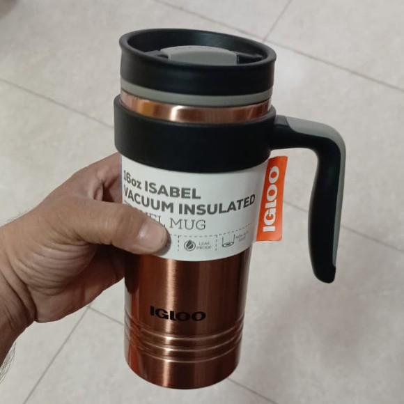 IGloo Stainless Steel 16 Oz Insulated Travel Mug With Handle #70172