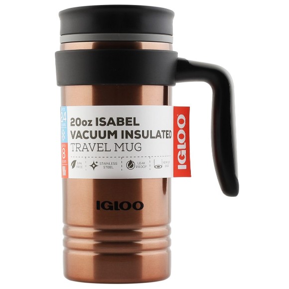 IGloo Stainless Steel 16 Oz Insulated Travel Mug With Handle #70172
