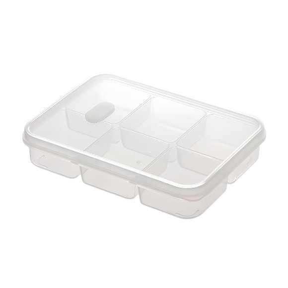 Kitchen Freshness Box with Compartment Organizers Refrigerator Freezer for Meat Onion Ginger Kitchen Tool