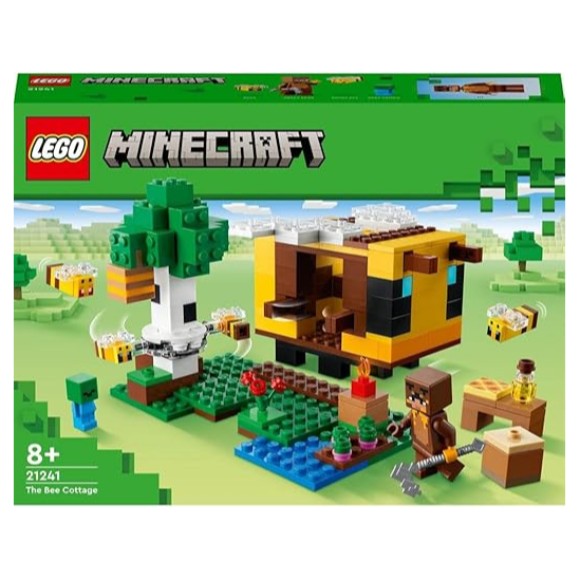LEGO Minecraft The Bee Cottage Construction Toy with Buildable House 31241