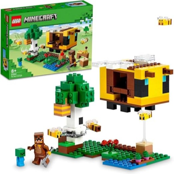 LEGO Minecraft The Bee Cottage Construction Toy with Buildable House 31241