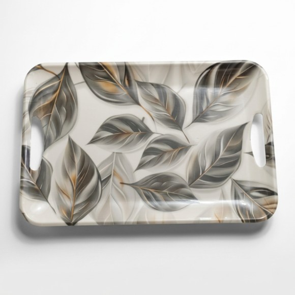 Melamine Serving Tray 17.5 x 12 Inch