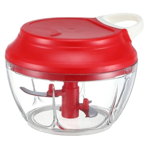 Mini Speedy Chopper Manual Food Processor Hand Chopper Easy Spin Cutter And Garlic Chopper