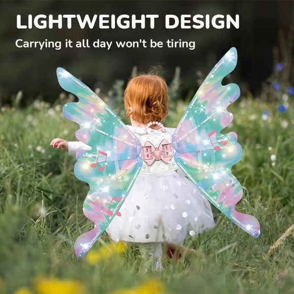 Multi-color Cute Kids Glowing Wings Light-Up Wing Dress-Up Suitable as Childrens Party