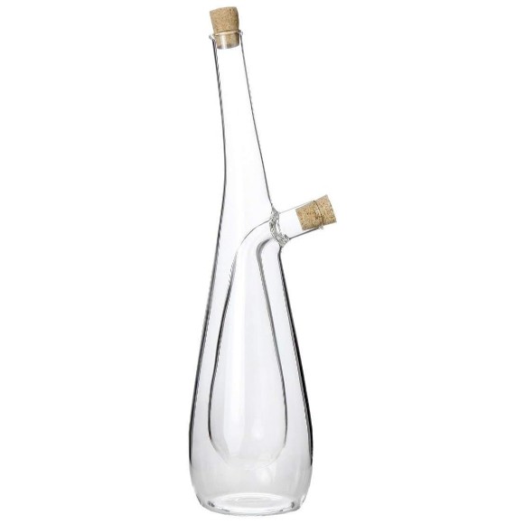 2 in 1 Cruet Oil Bottle Ovee Dual-Chambe