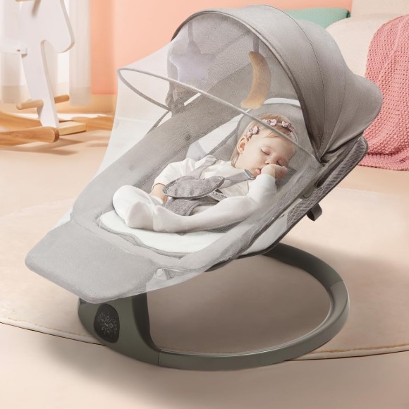 POPYPAPA Electric Baby Swing for Infants