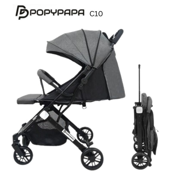 POPYPAPA Foldable Travel Baby Stroller Easy Fold with One Hand - C10