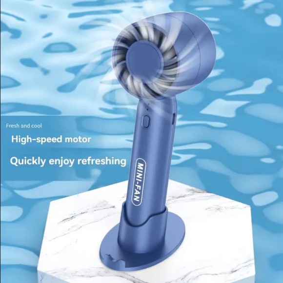Portable Mini Rechargeable Fan with Three Wind Speed Gears