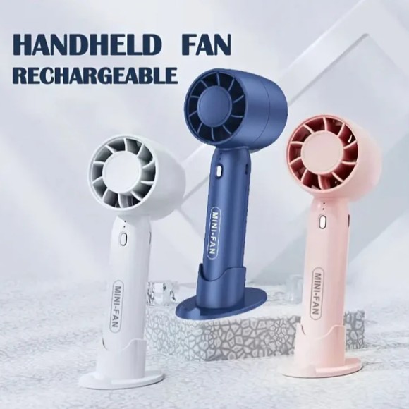Portable Mini Rechargeable Fan with Three Wind Speed Gears