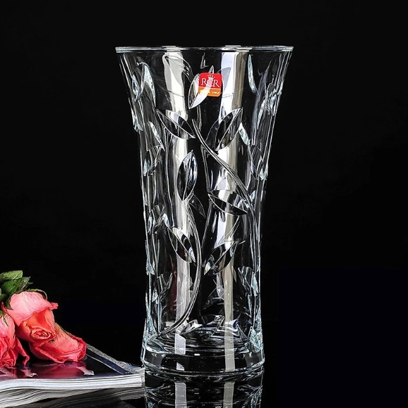 RCR Crystal Laurus Flower Vase 10 Inch – 257670