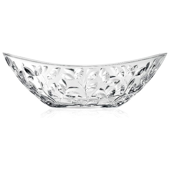 RCR Crystal Laurus Oval Center Piece 13.5 Inch - 255920