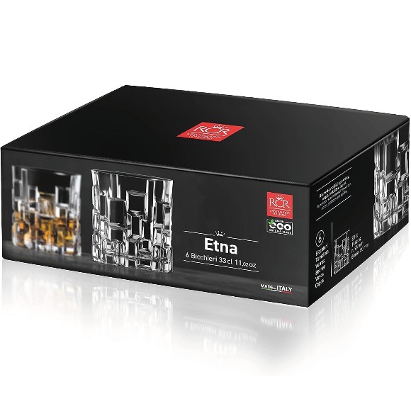 RCR Etna DOF Crystal Glasses Set of 6 330ml - 274390