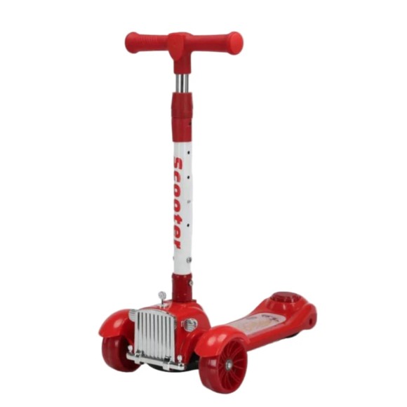 RETRO CAR STYLE 3-WHEEL SCOOTER