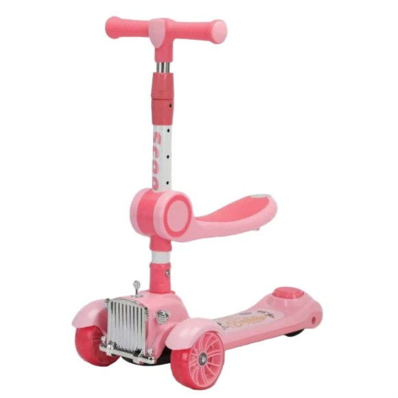 RETRO CAR STYLE 3-WHEEL SCOOTER