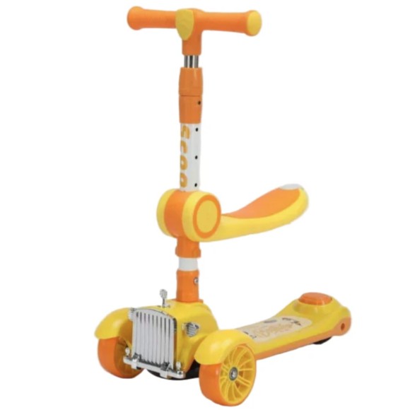 RETRO CAR STYLE 3-WHEEL SCOOTER