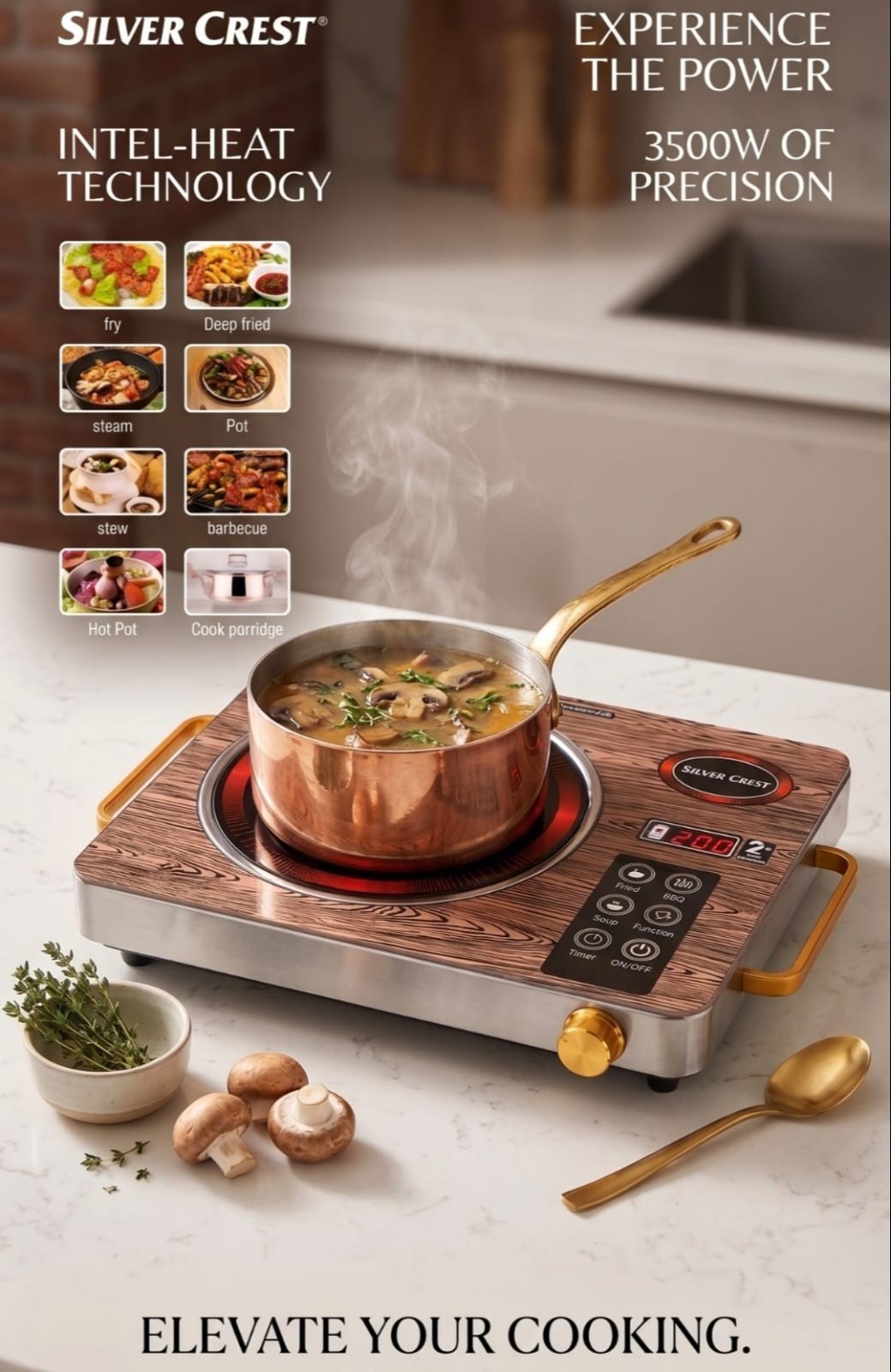 silver-crest-3500w-aluminum-alloy-infrared-cooker-hot-plate