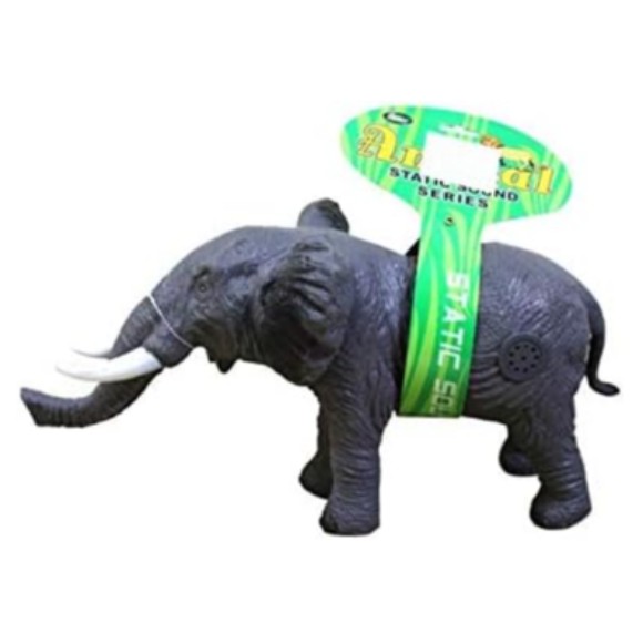 Soft Rubber Farm Horse Elephant Lion Unbreakable Action Figure Toy Set With Sound Collatable Toy