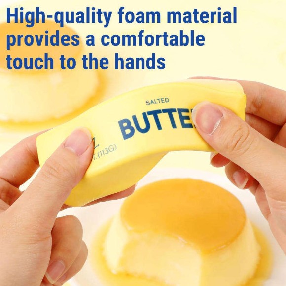 Squishy Realistic Butter Stick Soft Squeeze Unisex 14 Years & up Butter-Shaped 1Pcs