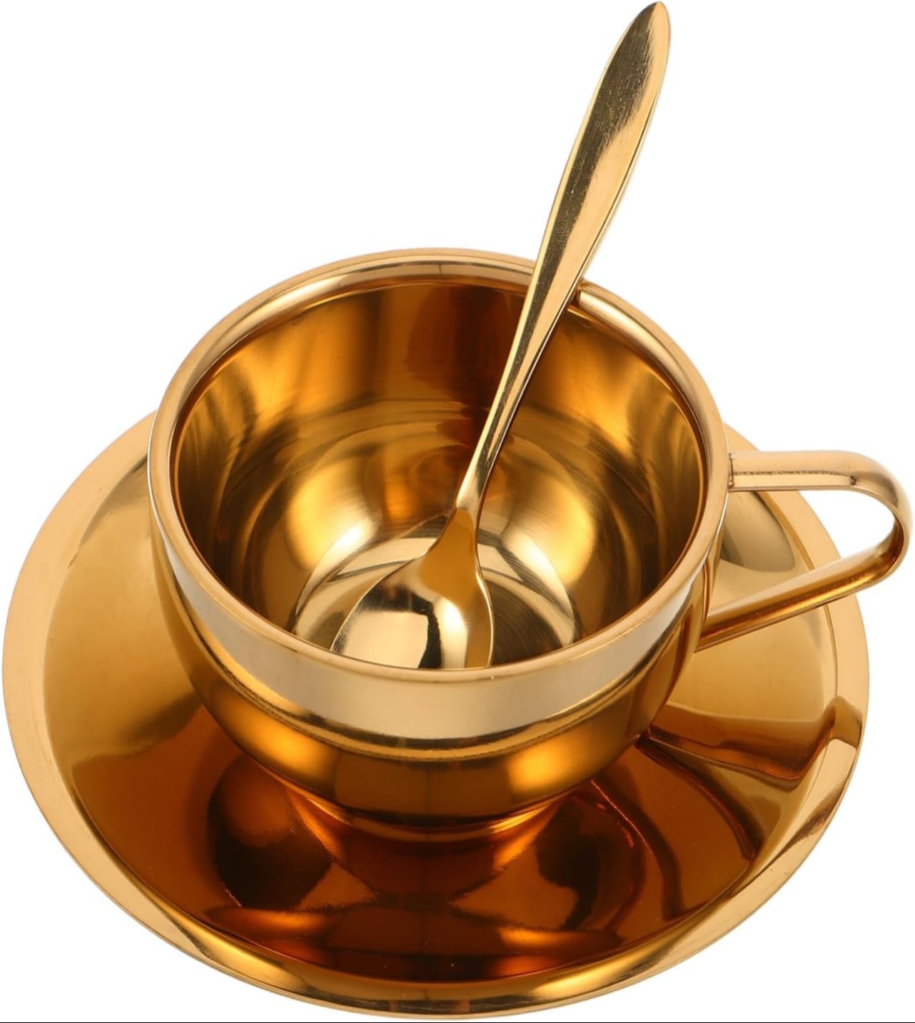 stainless-steel-double-wall-mug-espresso-cup-saucer-and-spoon-set