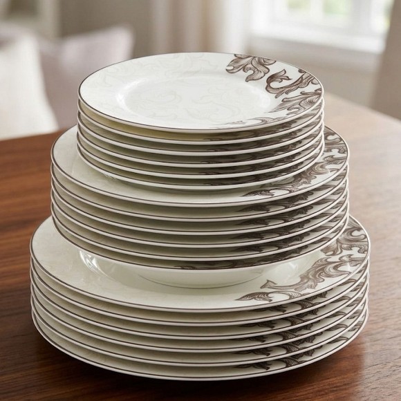 Super Bane China Plate Set of 18 Pcs