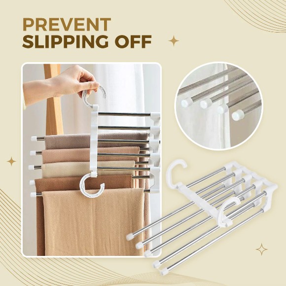 Unique 5 Way Hanger - White