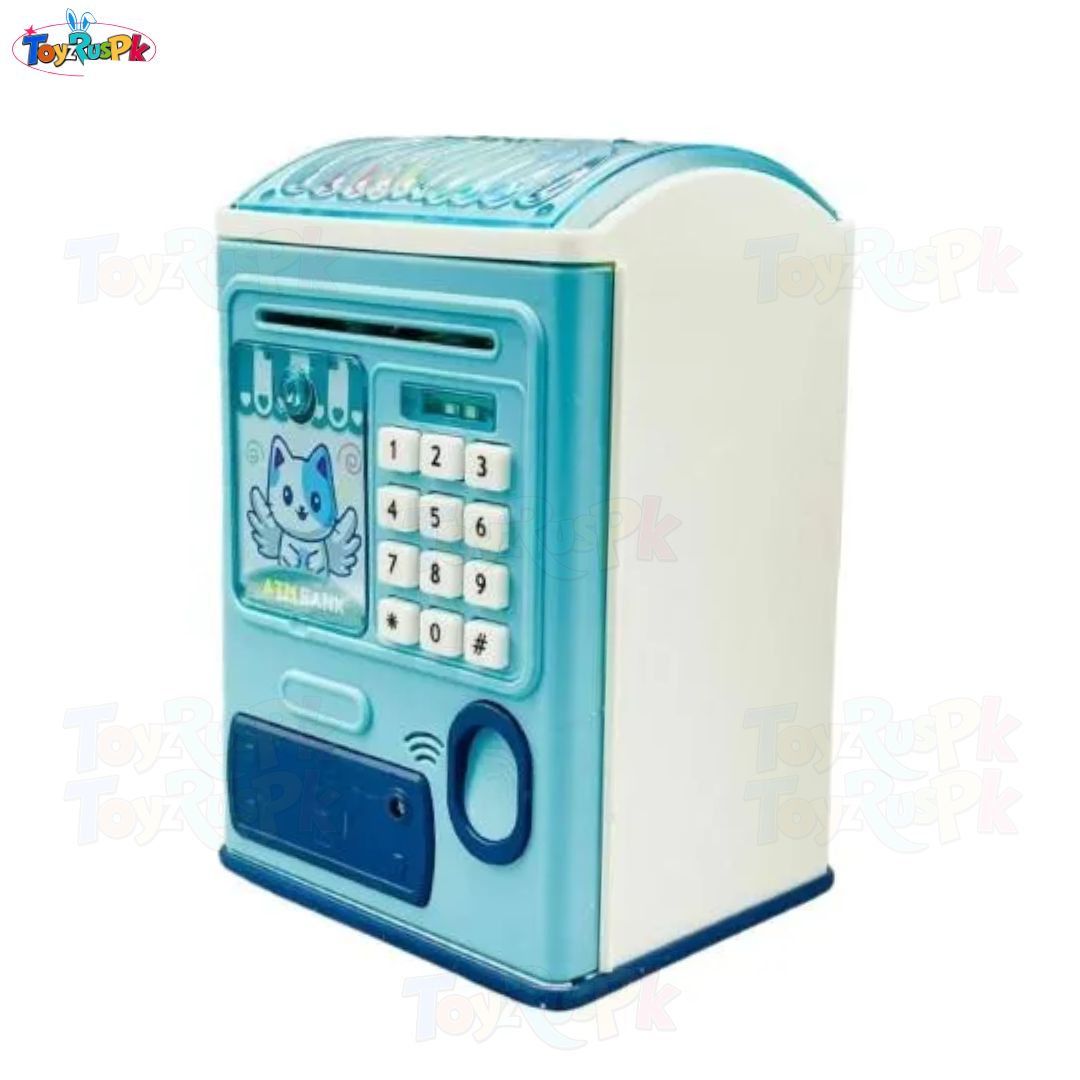 Piggy Bank Money Box for Kids Finger Print ATM Machine
