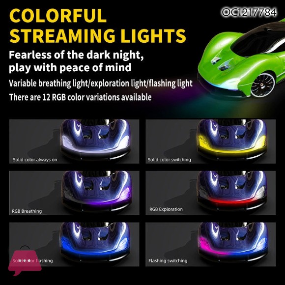 1:20 4CH Sport Remote Control Rc Drift Car Battery Toy Wth Light for Kids