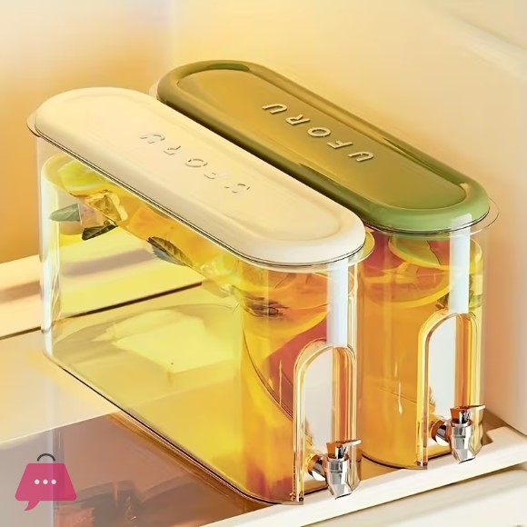 UFORU 1 Cold Kettle with Faucet for Home Refrigerator Beverage Bucket