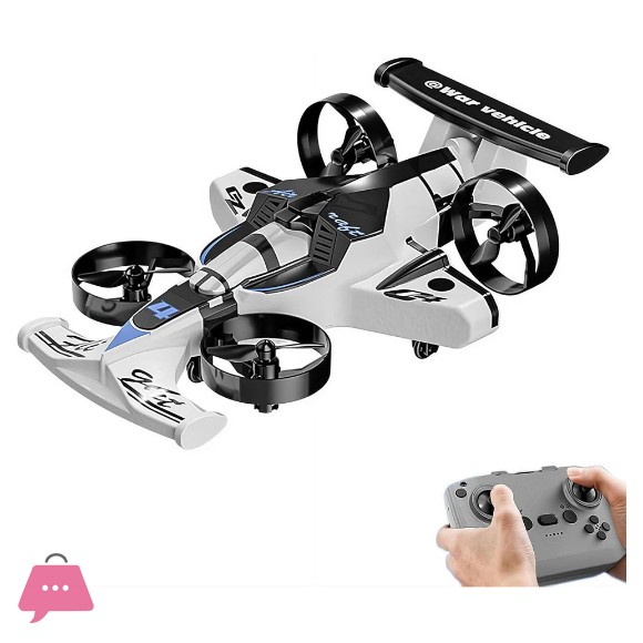 2-in-1 Flying RC Drone & Stunt Car for Kids | Remote Control Toy