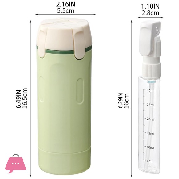 4 in 1 Travel Dispenser Bottle Leak Proof Travel Pump Bottles