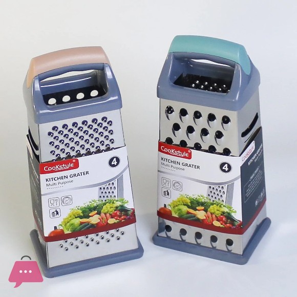 Cook Style 4-Way Grater Vegetable Slicer Food Shredder Cheese Grater