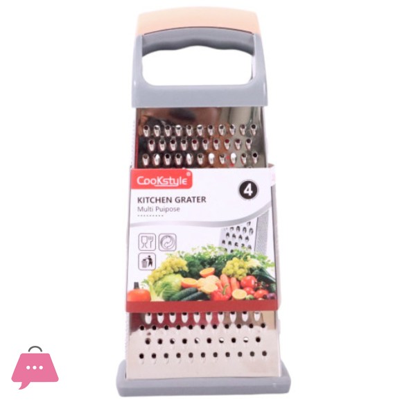 Cook Style 4-Way Grater Vegetable Slicer Food Shredder Cheese Grater