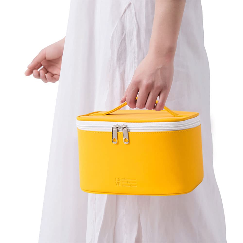 Makeup Bag Large Cosmetic Bags for Women Girls Cute Travel Zipper Pouch Toiletry Organizer