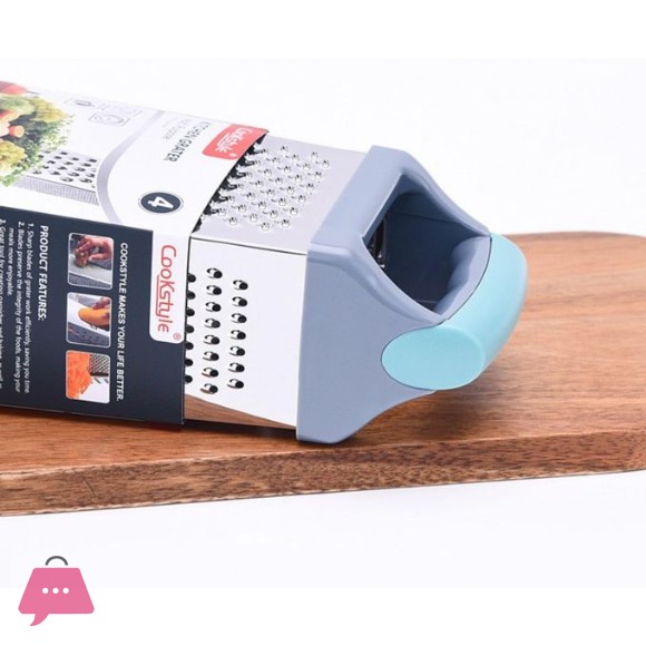 Cook Style 6-Way Grater Vegetable Slicer Food Shredder Cheese Grater