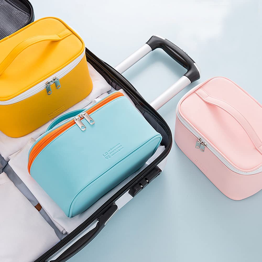 Makeup Bag Large Cosmetic Bags for Women Girls Cute Travel Zipper Pouch Toiletry Organizer