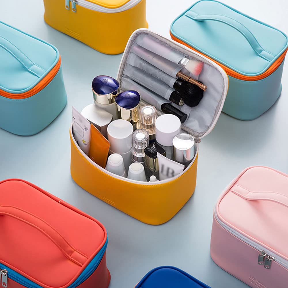 Makeup Bag Large Cosmetic Bags for Women Girls Cute Travel Zipper Pouch Toiletry Organizer
