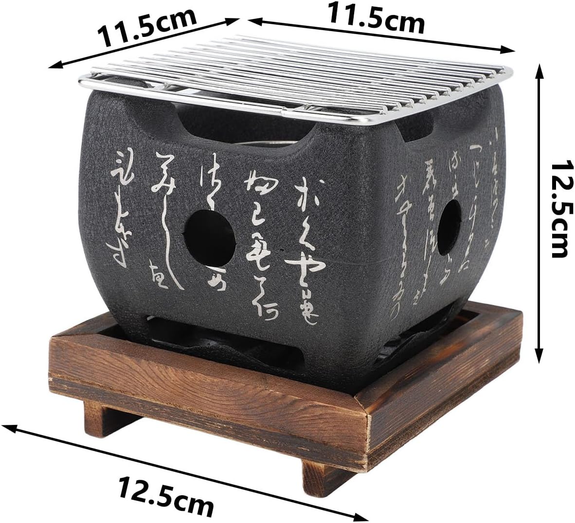 Japanese Charcoal Grill Small Multi Functional Fast Heating Mini Portable Barbecue Stove Hibachi Grill Outdoor Camping Grill - Small
