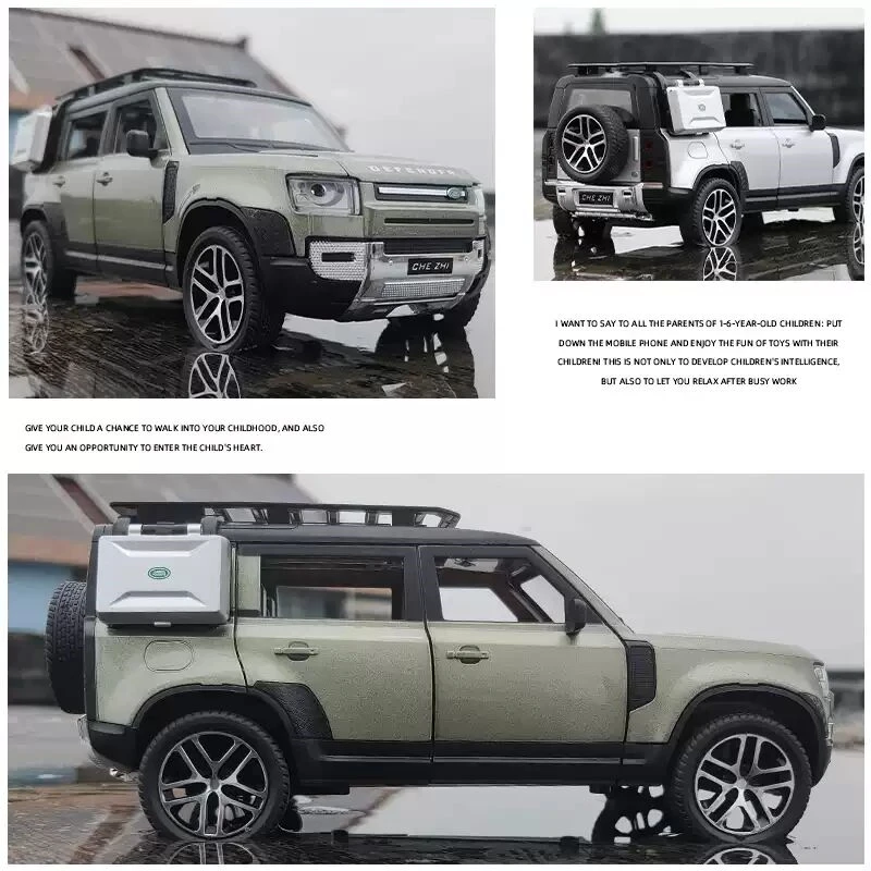 1:24 Land Rover Defender SUV Alloy Car Model Diecast