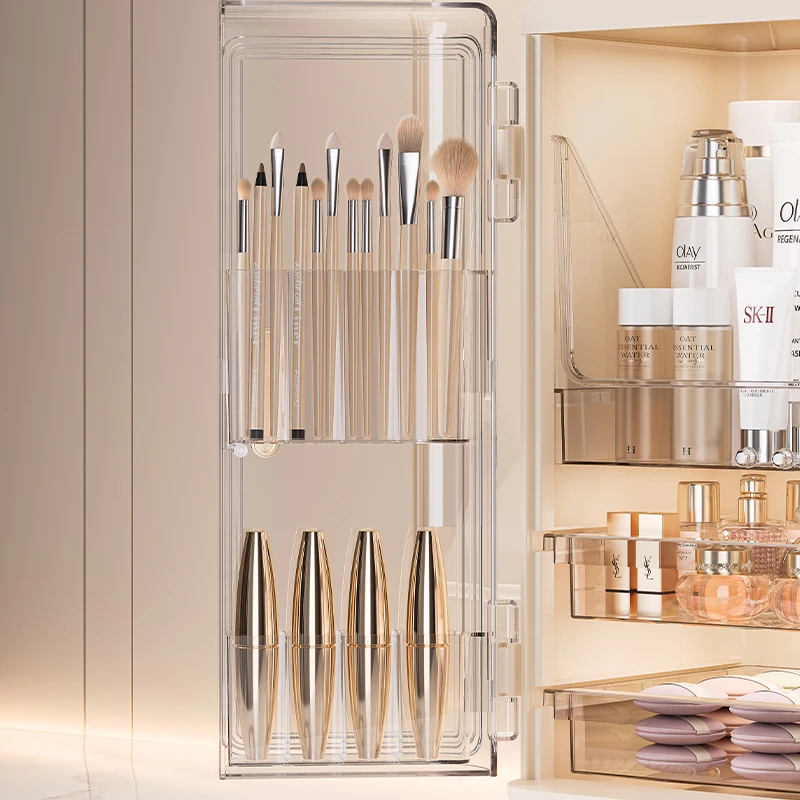 Acrylic Cosmetics Storage Box Large-Capacity Dust-Proof Desktop Dressing Table Luxury Makeup Box
