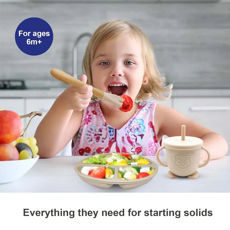 Silicone Baby Feeding Set-8Pcs
