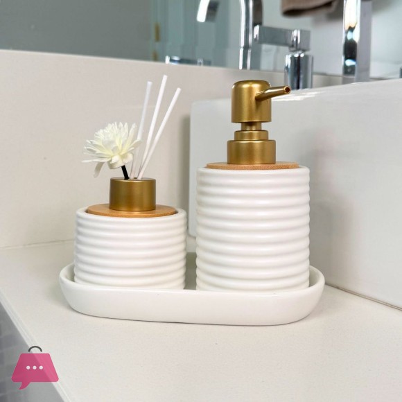 Bathroom Diffuser Kit with Liquid Dispenser