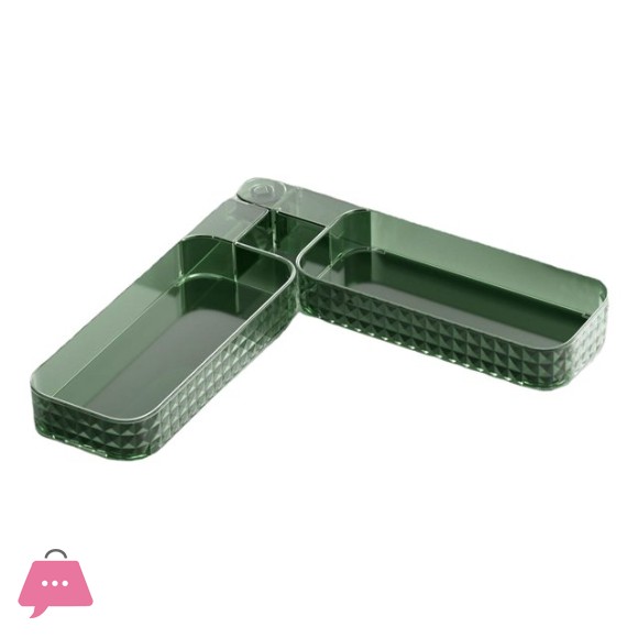 Bathroom Shelf for Inside Shower Adjustable Pounch Rustproof Shower Green