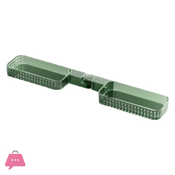 Bathroom Shelf for Inside Shower Adjustable Pounch Rustproof Shower Green
