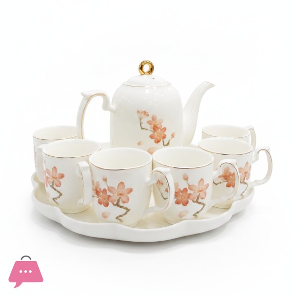 Ceramic Revolving Tea Set