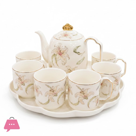 Ceramic Revolving Tea Set