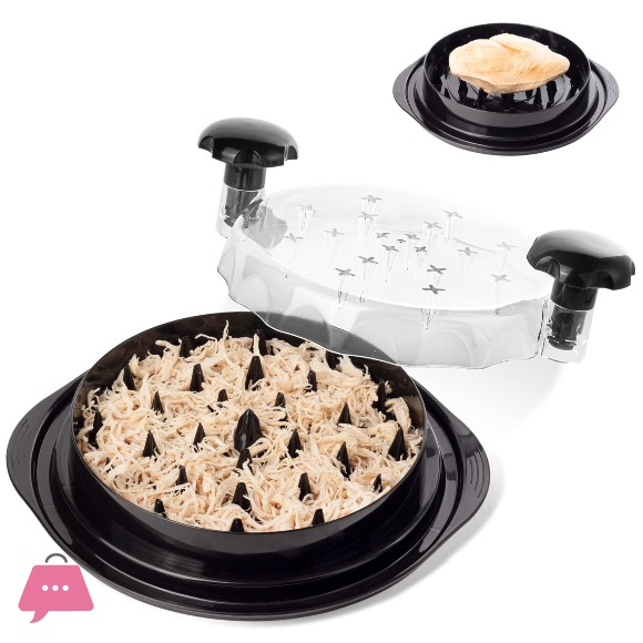 Chicken Shredder Tool Twist with Transparent Lid