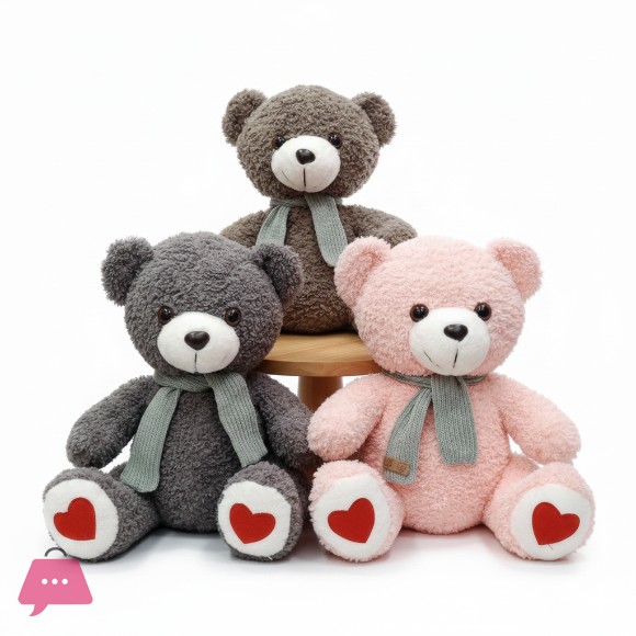 Classical Plush Bear Doll Cute Stuffed Teddy Bear Toy 40cm
