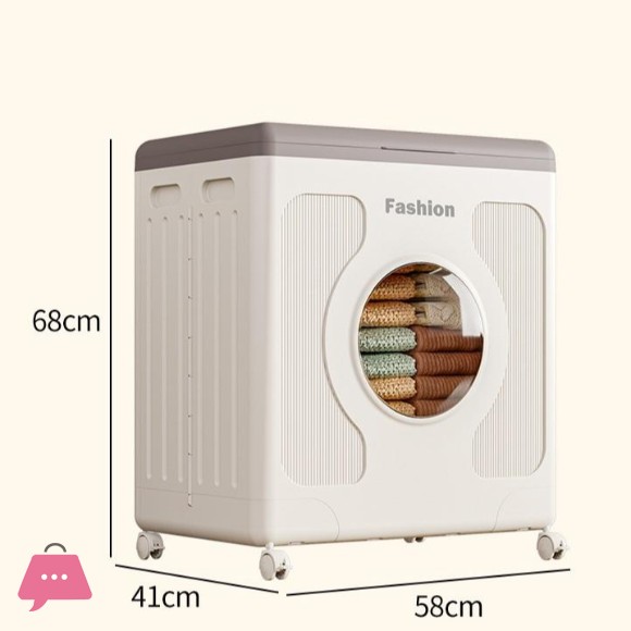 Collapsible Blanket Closet Organizers and Storage Box with Wheels